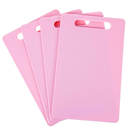 SIDCO Schneidebrett 4 x Frühstücksbrett Schneidbrett Frühstücksbrettchen rosa 24x15 cm SIDCO Schneidebrett 4 x Frühstücksbrett Schneidbrett Frühstücksbrettchen rosa 24x15 cm von SIDCO