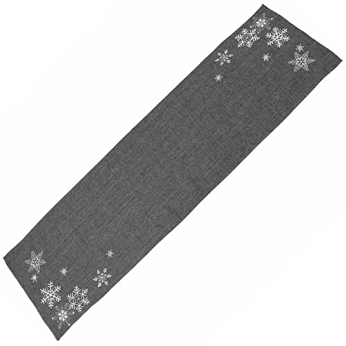 SIDCO Tischläufer Sterne Tischdecke Tischtuch Tischband Läufer Weihnachten 40x140cm von SIDCO