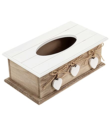 SIDCO Tissue Box Kosmetiktücher Holz Kosmetikbox Taschentuchbox Kosmetiktuchspender von SIDCO