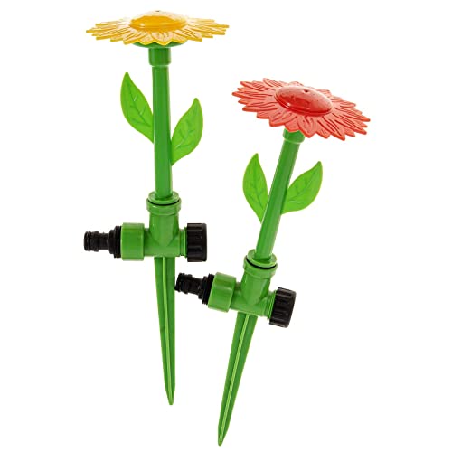 SIDCO Wasser Sprinkler 2 x Blume Wasserspritzer Wasserspaß Garten Sprühregner von SIDCO