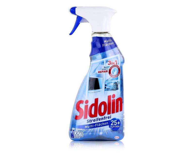 SIDOLIN Sidolin Streifenfrei Multi-Flächen 500ml - Glasreiniger (1er Pack) Glasreiniger von SIDOLIN