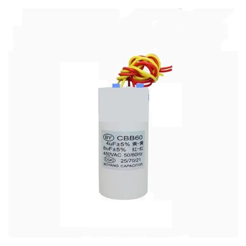 CBB60 Doppeltrommel-Waschmaschinen-Startkondensator 8UF + 4UF Vierdraht-Doppelkondensator CBB60 Doppeltrommel-Waschmaschinen-Startkondensator 8UF + 4UF Vierdraht-Doppelkondensator von SIDYEUHB