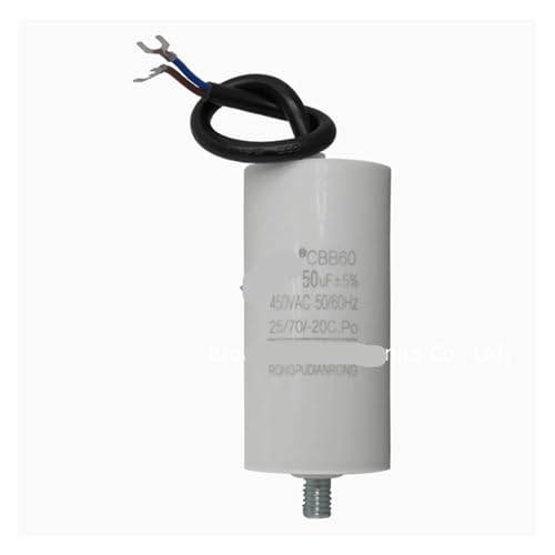 CBB60 Motorlaufkondensator 450 V 4 UF 5 UF 6 UF 8 UF 10 UF 12 UF 14 UF 16 UF 20 UF 100 UF Startwasserpumpe Waschmaschine Luftpumpe mit Schrauben(35UF) von SIDYEUHB