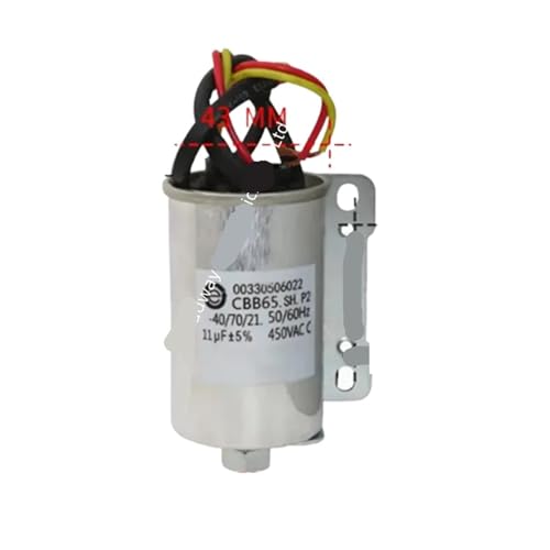 CBB65 Vollautomatischer Waschmaschinen-Startkondensator 450 V 11 UF Verkabelung mit Schrauben von SIDYEUHB