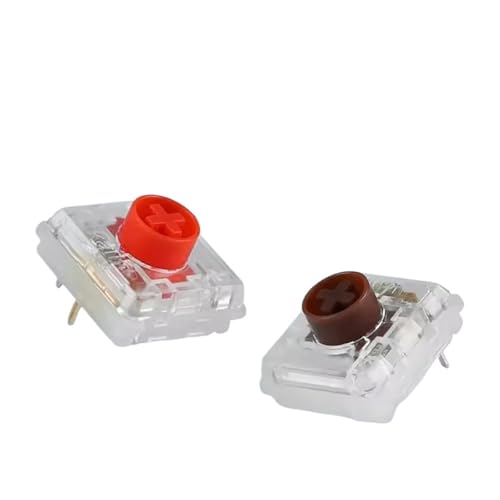 Low Profile Switch 1353 Taktiler Schalter for Tastatur-Kit(RGB Red,70PCS) von SIDYEUHB