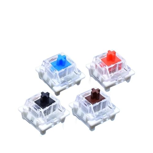 Schalter Tastatur schwarz blau rot Tastenschalter SMD 3 Pin Feinstift(Black Switch,30PCS) von SIDYEUHB