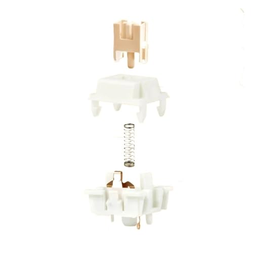Schalterschmierung Tastatur 5-polig taktil linear MX(Linear Cream Pink,50PCS) von SIDYEUHB