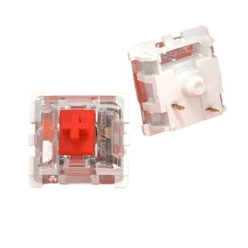 Tastaturschalter KS-9 3-polig rot blau grün weiß RGB leise linear Touch(Red,50PCS) von SIDYEUHB
