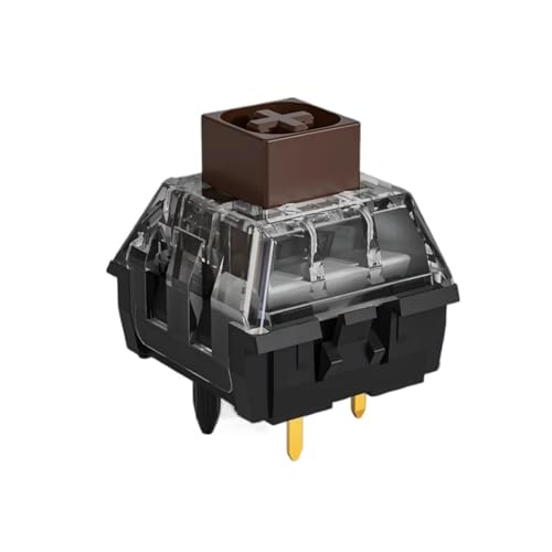 V2 Weiß Rot Schalter DIY Mechanische Tastatur 5 Pin Kompatibel MX(Brown,110PCS) von SIDYEUHB