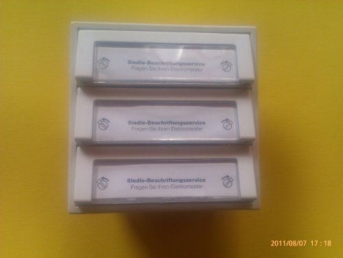 TASTENMODUL 3 RUFTASTEN SIEDLE TM 511-03W von Siedle