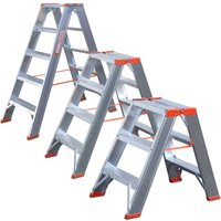 Siedra Stufenstehleiter 200 mit Vollwandprofilverstärkung 2x7 Stufen Siedra Stufenstehleiter 200 mit Vollwandprofilverstärkung 2x7 Stufen von SIEDRA-LEITERN