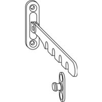 Fensterfeststeller Siegenia Favorit Si-Line braun von SIEGENIA