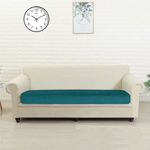 SIELUNO Samt-Stretch-Couch-Kissenbezüge, L-Form, separates Kissen, Couch, Chaiselbezug, elastischer Möbelschutz, Blaugrün, 3-Sitzer SIELUNO Samt-Stretch-Couch-Kissenbezüge, L-Form, separates Kissen, Couch, Chaiselbezug, elastischer Möbelschutz, Blaugrün, 3-Sitzer von SIELUNO