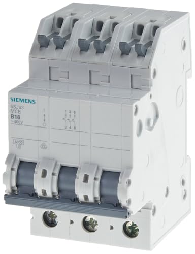 SIEMENS - 5SJ63166KS SENTRON Leitungsschutzschalter 3-polig 16 A von Siemens