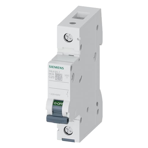 SIEMENS - 5SL61207 SENTRON Leitungsschutzschalter 230/400V 6kA, 1-polig, C, 20A von Siemens