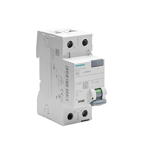 SIEMENS - 5SV3314-6KL FI-Schutzschalter 2-polig Typ A In: 40 A 30 mA Un AC: 230 V Nlinks SIEMENS - 5SV3314-6KL FI-Schutzschalter 2-polig Typ A In: 40 A 30 mA Un AC: 230 V Nlinks von SIEMENS