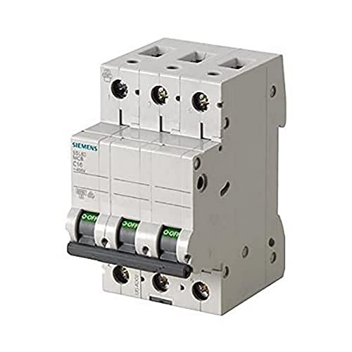 Siemens 5SL63166 Leitungsschutzschalter 6kA B16 3P in 3TE 400V, MCB, Sicherungsautomat Siemens 5SL63166 Leitungsschutzschalter 6kA B16 3P in 3TE 400V, MCB, Sicherungsautomat von SIEMENS