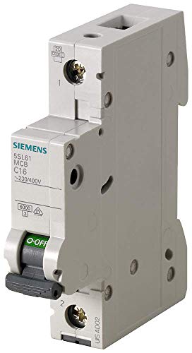 SIEMENS Ingenuity for life 5SL6120-6 Leitungsschutz-Schalter, 400 V, weiß von Siemens