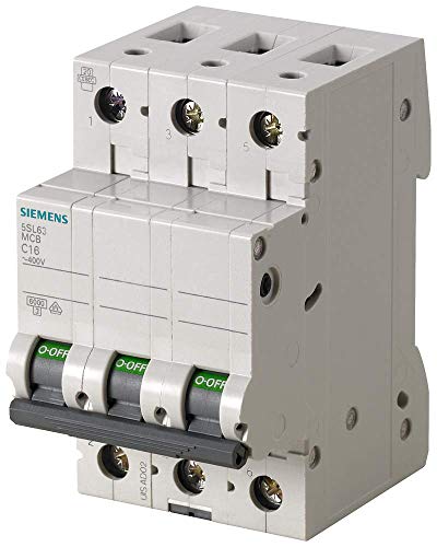 SIEMENS Ingenuity for life - Leitungsschutzschalter 6kA 3 polig Typ C 6A SIEMENS Ingenuity for life - Leitungsschutzschalter 6kA 3 polig Typ C 6A von SIEMENS