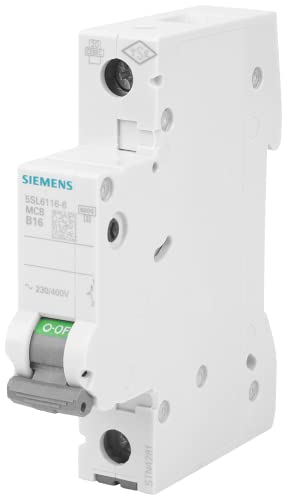 Miniaturtrennschalter 5SL6116-6 von Siemens, 6 kA, 1-polig, B-16A von Siemens