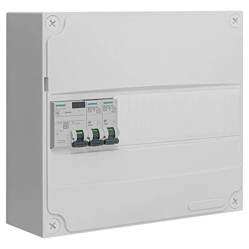 Siemens – Schalttafel vorausgestattet 1 Trennschalter, Diff. 40 A Typ AC + 2 Schutzschalter von Siemens