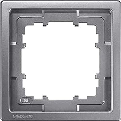 BJC Delta Style Farbe Rahmen Einfache Delta Style 82 x 82 mm Platin Metallic von SIEMENS