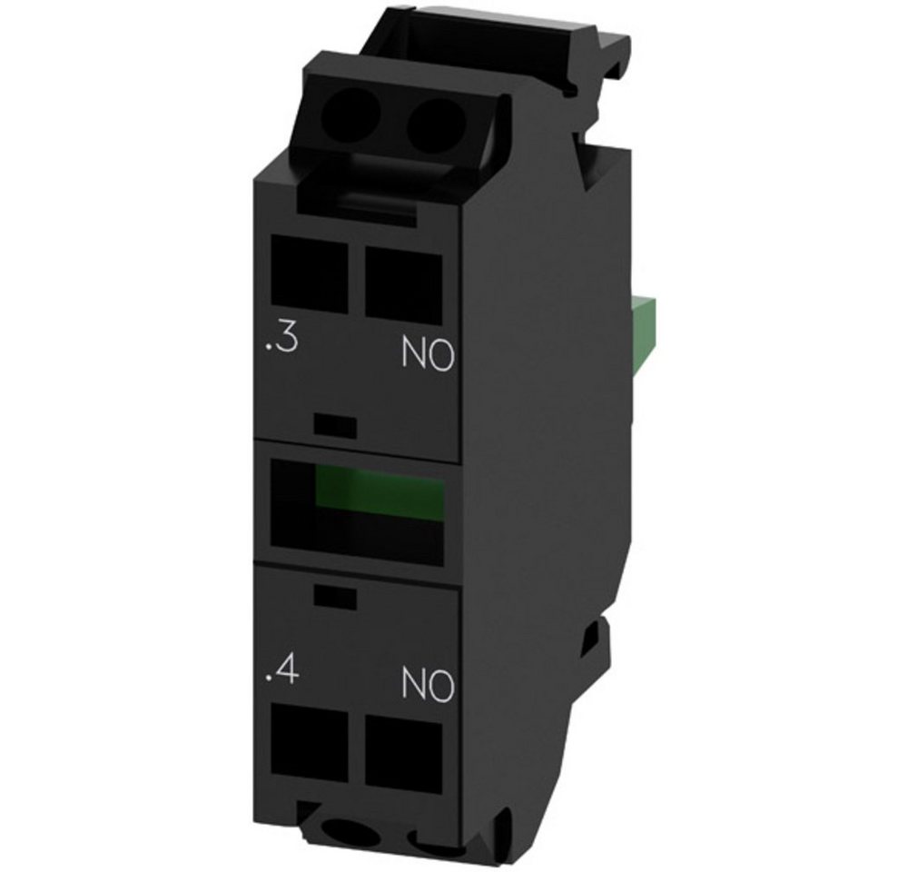 SIEMENS Lampenfassung Siemens 3SU1400-1AA10-3BA0 Kontaktmodul 1 Schließer 500 V 1 St., (3SU1400-1AA10-3BA0) von SIEMENS