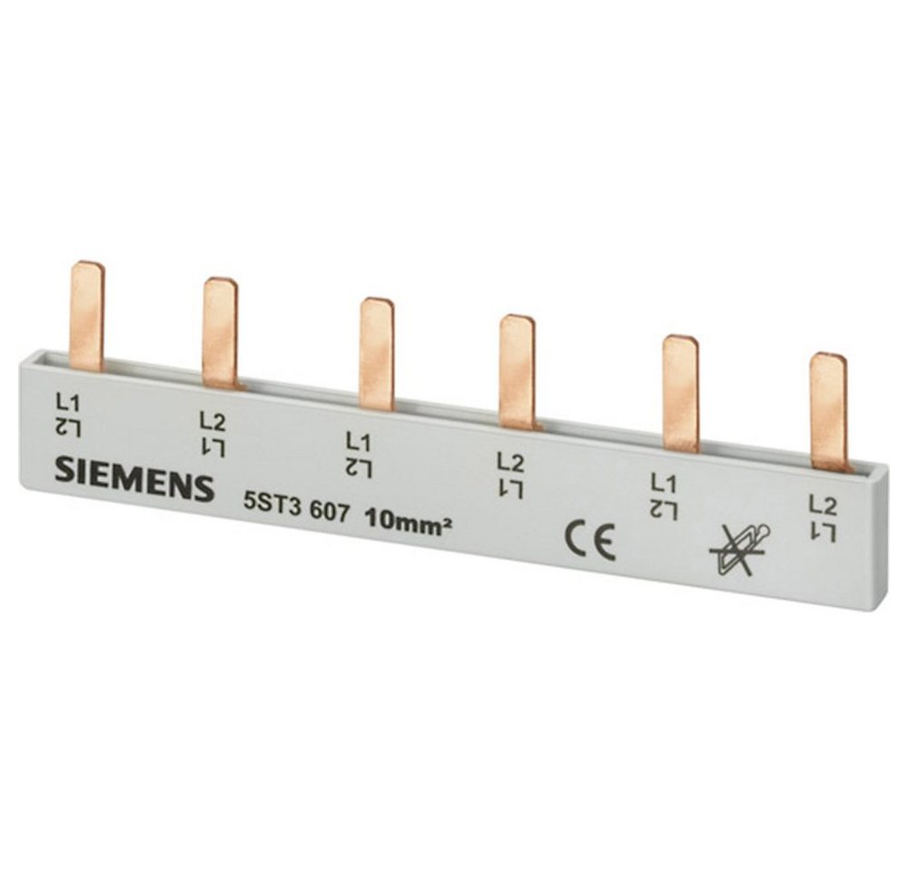 SIEMENS Montageklemme Siemens 5ST3667 Sammelschiene 63 A, B: 0.92 cm, L: 19.20 cm von SIEMENS