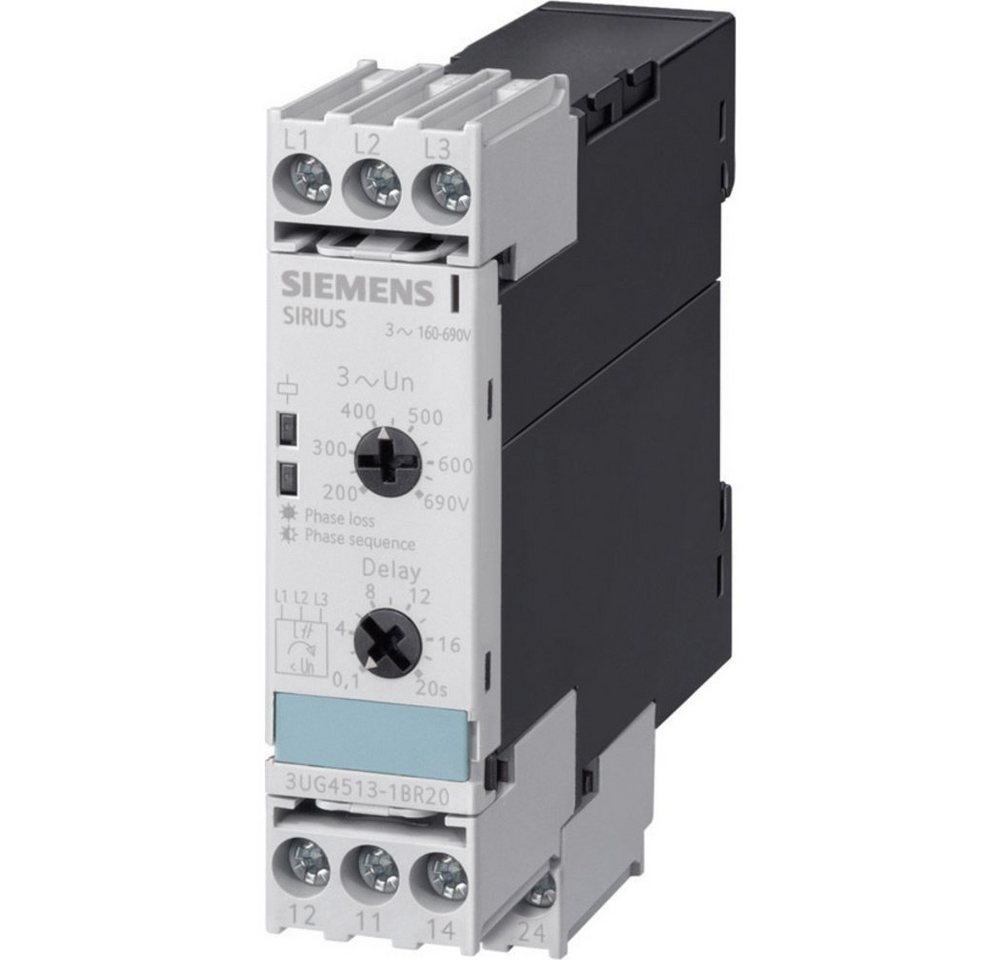 SIEMENS Sicherheitsrelais Überwachungsrelais 320 - 500 V/AC 2 Wechsler Siemens 3UG4511-1BP20 1, (3UG4511-1BP20) von SIEMENS