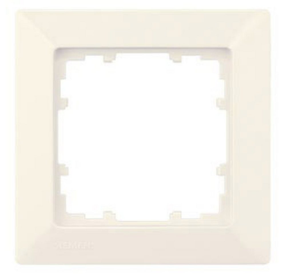 SIEMENS Steckdose Siemens Schalterprogramm 1fach Rahmen Delta Weiß 5TG25810 1 St. von SIEMENS