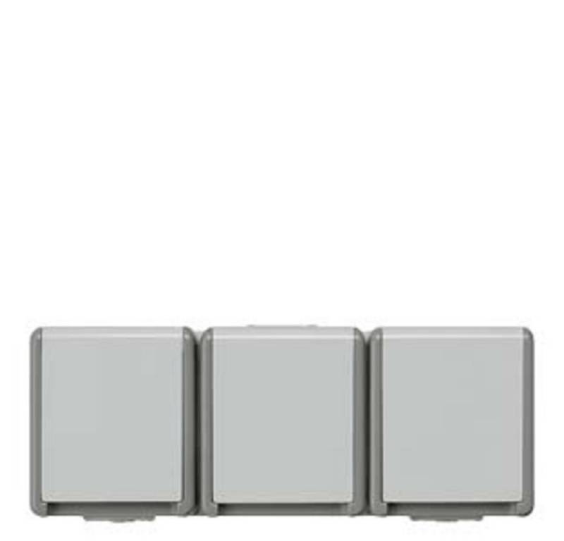 SIEMENS Steckdose Siemens Schalterprogramm Schutzkontakt-Steckdose Delta Grau 5UB4731 von SIEMENS