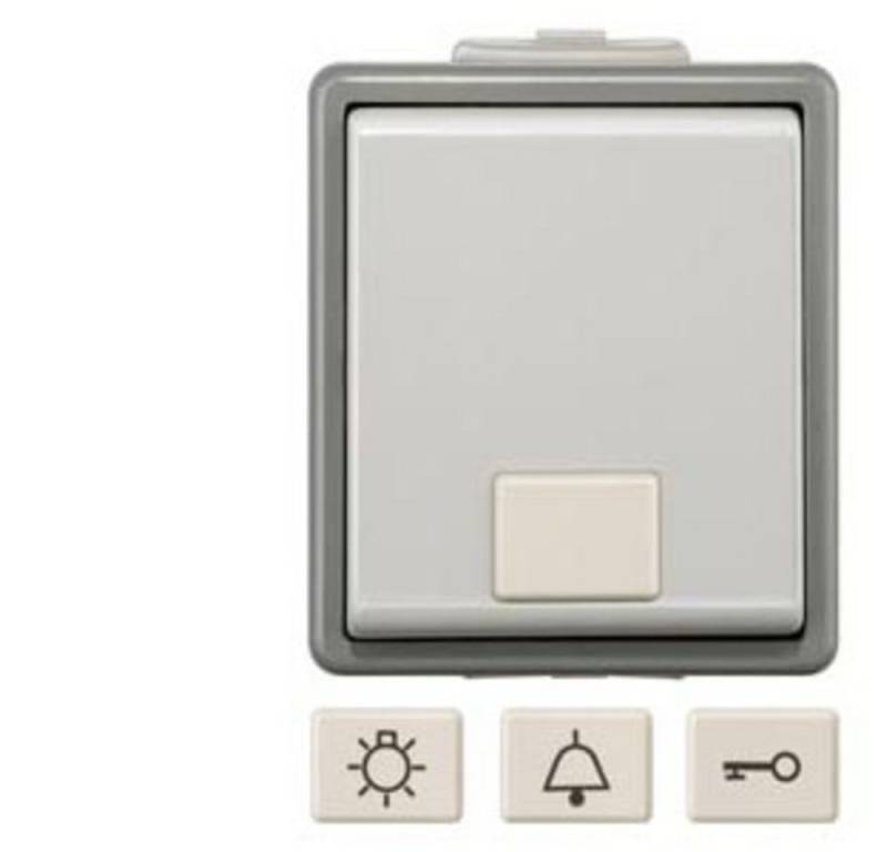 SIEMENS Steckdose Siemens Schalterprogramm Taster Delta Grau 5TD4701 1 St. von SIEMENS