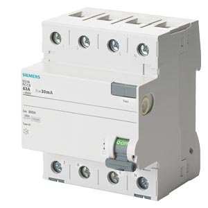 Siemens 5SV – Leitungsschutzschalter clase-ac 4 polig 40 A 500 mA 70 mm Siemens 5SV – Leitungsschutzschalter clase-ac 4 polig 40 A 500 mA 70 mm von SIEMENS