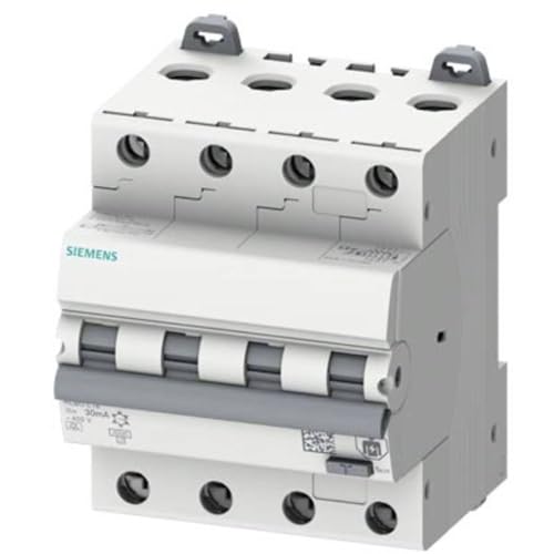 SIEMENS 5SU13467FP16 FI-Schutzschalter/Leitungsschutzschalter Sicherungsgröße = 3 4polig 16 A 0.03 A von SIEMENS