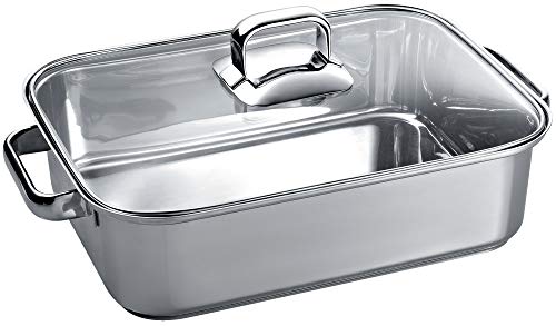 Siemens HZ390011 Backofen- und Herdzubehör, Kochfeld, Bräter aus Edelstahl für Induktion von SIEMENS
