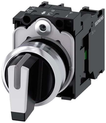 Siemens SIRIUS ATC Selector Schwarz Weiß i-o-ii momentaneo 1 NA 1 NA Schraube von SIEMENS
