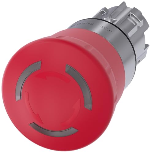 Siemens SIRIUS ATC Taster Pilz Arbeitslosigkeit emeg. Beleuchtung 22 mm rot 40 mm Siemens SIRIUS ATC Taster Pilz Arbeitslosigkeit emeg. Beleuchtung 22 mm rot 40 mm von SIEMENS