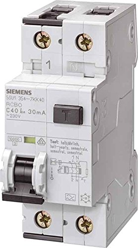 Siemens sentron Automatikblock + Differential Typ F 1+Neutral Kurve B 16A von SIEMENS
