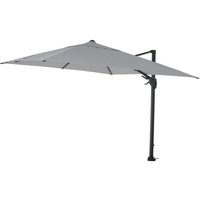 Bosco n+ Ampelschirm anthrazit/hellgrau 300 x 300 cm Gestell Aluminium anthrazit, Bezug 100% Polyester, 280g/m² in hellgrau-meliert, upf 50+ Bosco n+ Ampelschirm anthrazit/hellgrau 300 x 300 cm Gestell Aluminium anthrazit, Bezug 100% Polyester, 280g/m² in hellgrau-meliert, upf 50+ von SIENA GARDEN