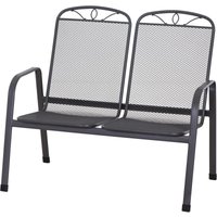 Elda 2er Bank matt-anthrazit Streckmetall matt-anthrazit Elda 2er Bank matt-anthrazit Streckmetall matt-anthrazit von SIENA GARDEN