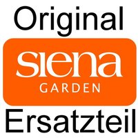 SIENA-Ersatzteil Dach Pavillon Dubai 3 x 4 grau 100% Polyester, grau von SIENA GARDEN