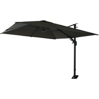 SIENA GARDEN Ampelschirm »FAGUS N+«, BxH: 300 x 265 cm, drehbar - grau von SIENA GARDEN