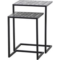 GARDAMO Beistelltisch »Como«, BxHxL: 30 x 54 x 39 cm, Tischplatte: Keramik - schwarz von GARDAMO
