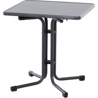 SIENA GARDEN Klapptisch »Paco«, LxBxH: 70 x 70 x 71 cm, Melamin, quadratisch, schiefer antik - grau von SIENA GARDEN