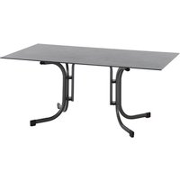 SIENA GARDEN Klapptisch »Sola«, BxHxL: 90 x 70 x 160 cm, Tischplatte: HPL-Platte - grau von SIENA GARDEN