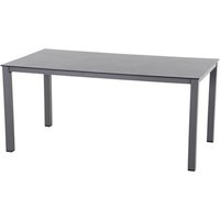 SIENA GARDEN Lofttisch »Sola«, BxHxL: 90 x 73 x 160 cm, Tischplatte: HPL-Platte - grau von SIENA GARDEN