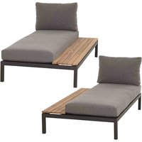 SIENA GARDEN Loungeset »Alvida«, 2er-Set, Aluminium - grau SIENA GARDEN Loungeset »Alvida«, 2er-Set, Aluminium - grau von SIENA GARDEN