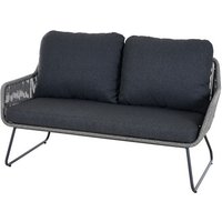SIENA GARDEN Loungesofa »KANSAS«, BxHxL: 140 x 82,5 x 75 cm - grau von SIENA GARDEN