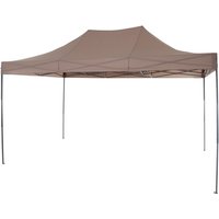 SIENA GARDEN Pavillon »Allrounder«, Spitzdach, rechteckig, taupe, (BxT): 300 x 450 cm - braun von SIENA GARDEN