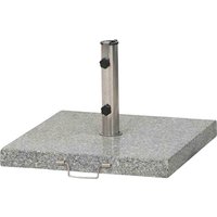 SIENA GARDEN Schirmständer, Edelstahl/Granit, Rohrdurchmesser: 25 - 48 mm - grau von SIENA GARDEN